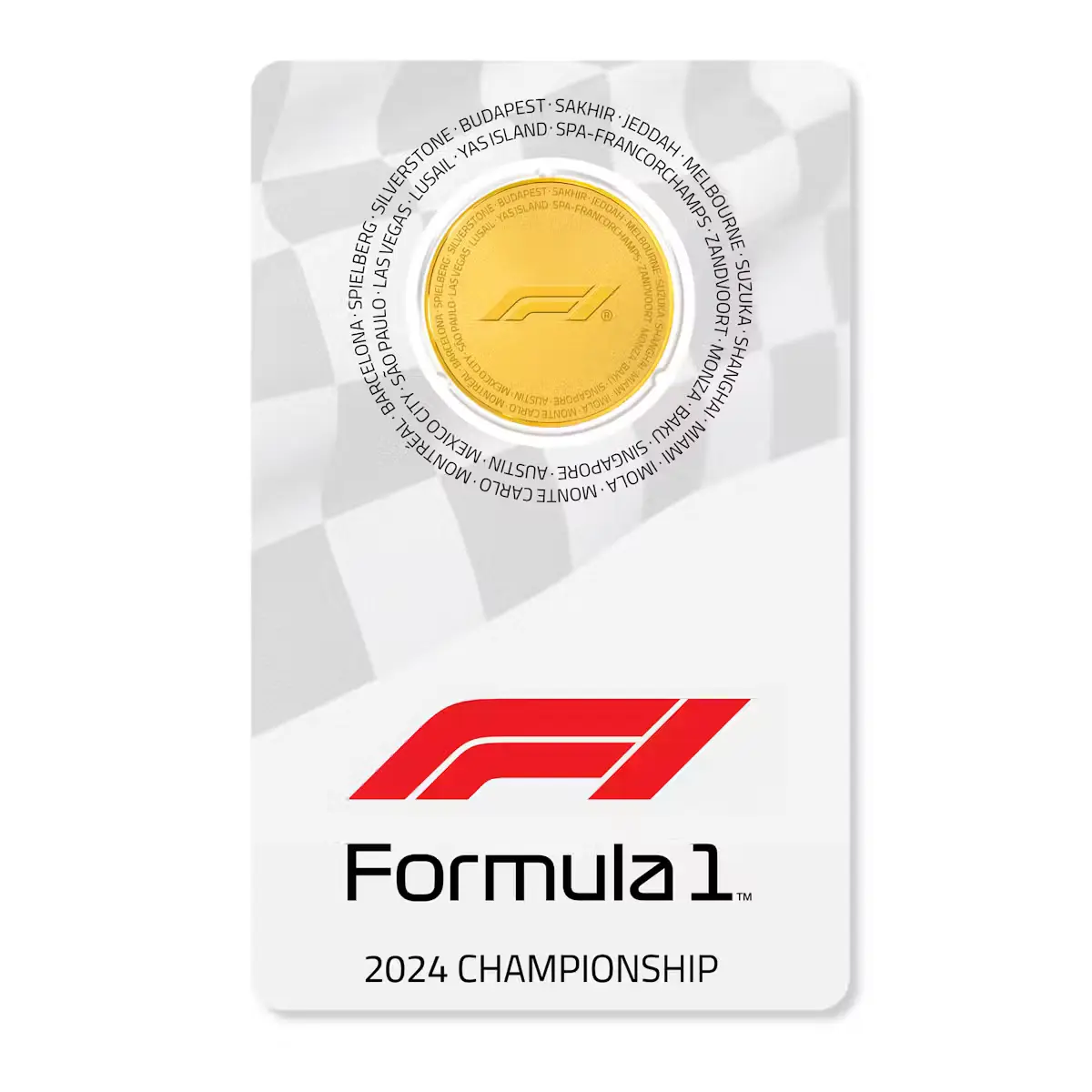Rosland Capital's Exclusive Formula 1 Gold Coin